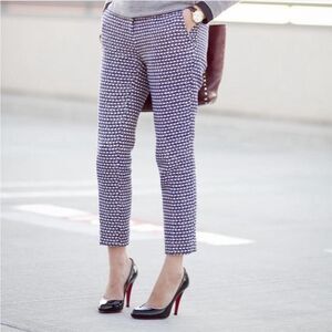 J. Crew Cafe Capri Tweed Women Pants size 8